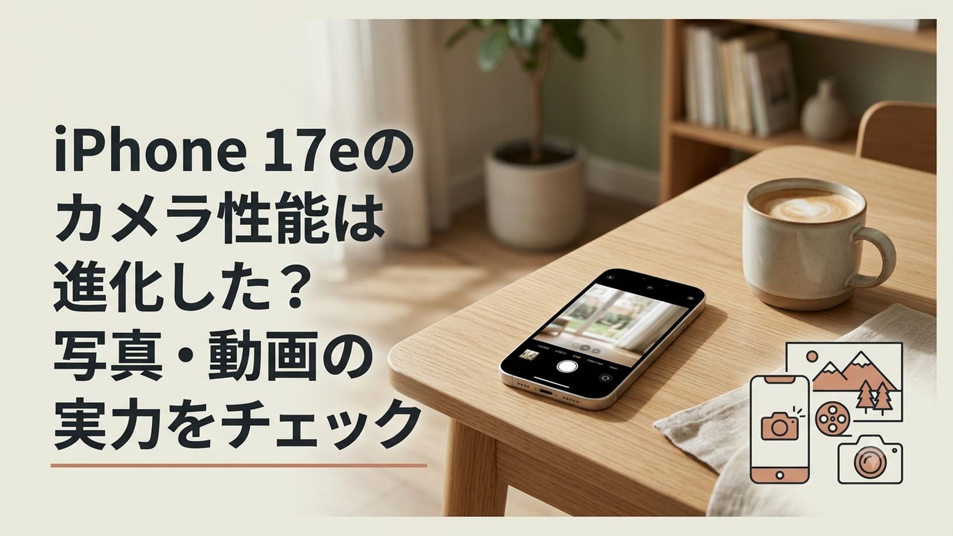 iPhone 17eのカメラ性能は進化した？写真・動画の実力をチェック