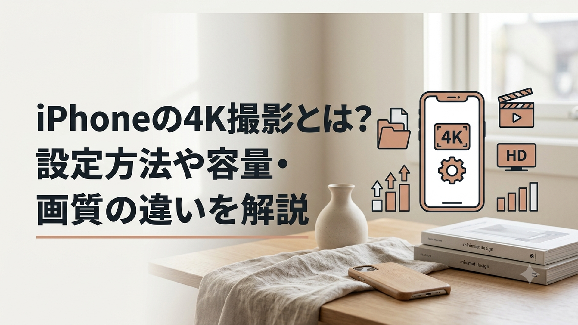 iPhoneの4K撮影とは？設定方法や容量・画質の違いを解説