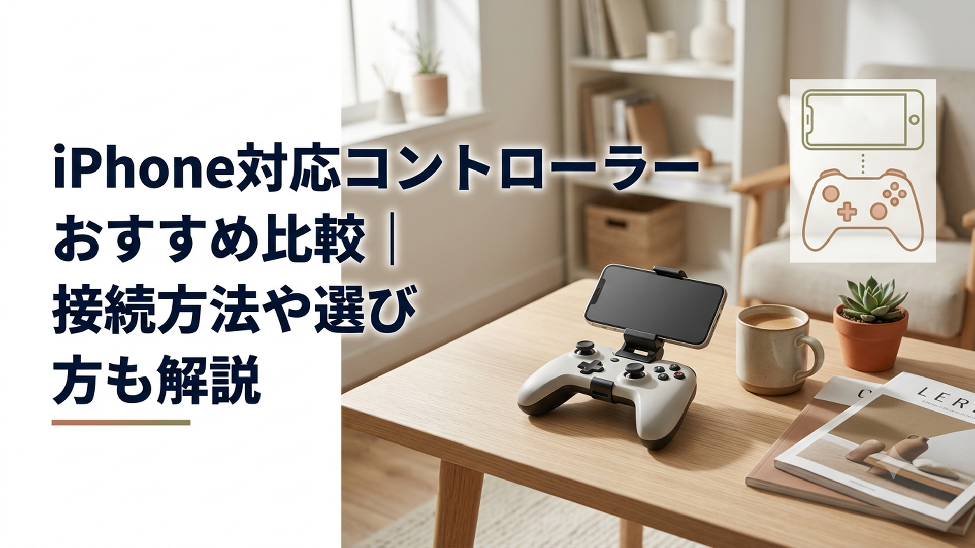 iPhone対応コントローラーおすすめ比較｜接続方法や選び方も解説