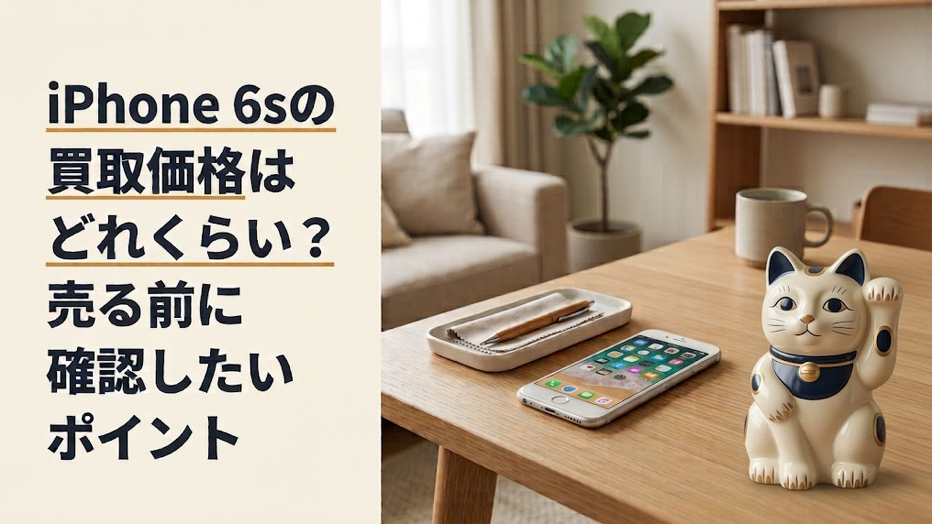 iPhone 6sの買取価格はどれくらい？売る前に確認したいポイント