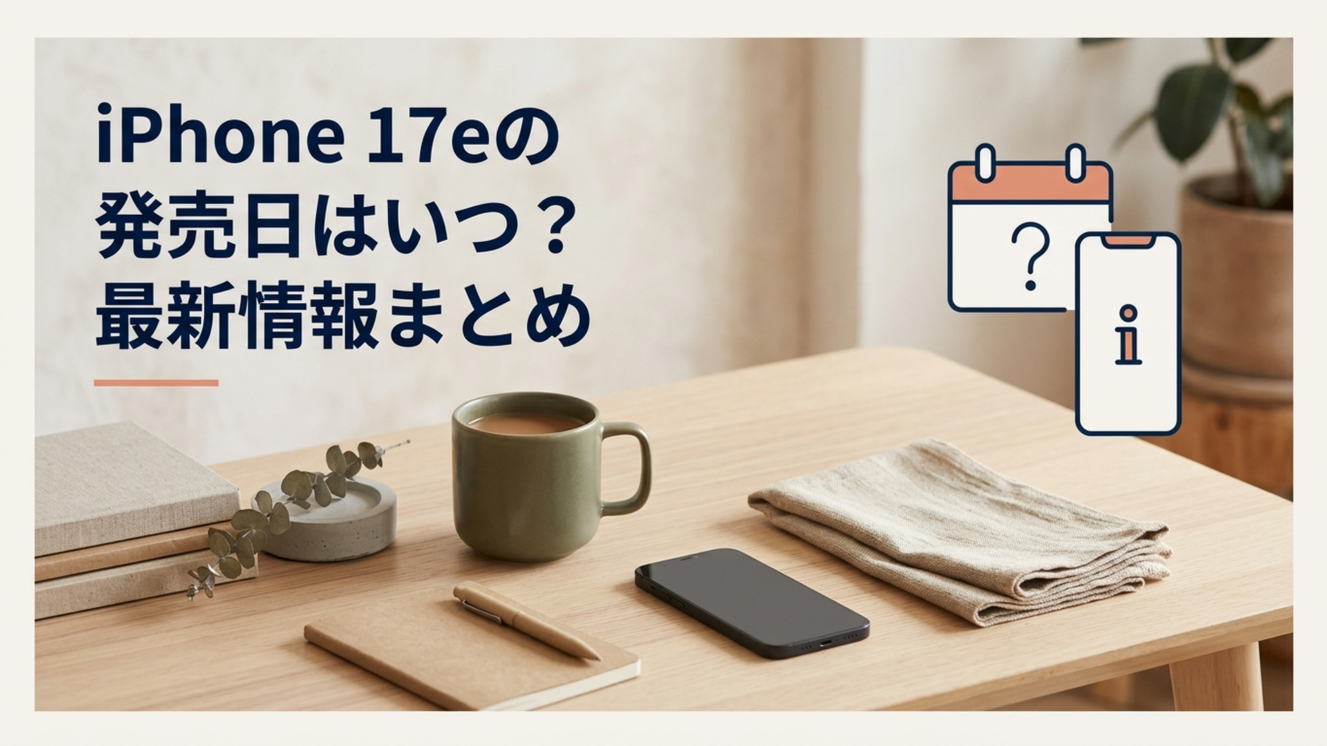 iPhone 17eの発売日はいつ？最新情報まとめ